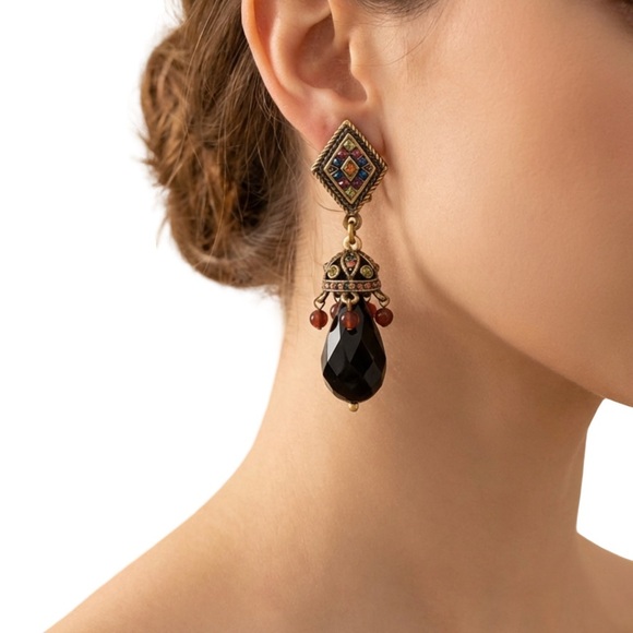 Heidi Daus Jewelry - Heidi Daus Rhinestone Omega Clip Earrings